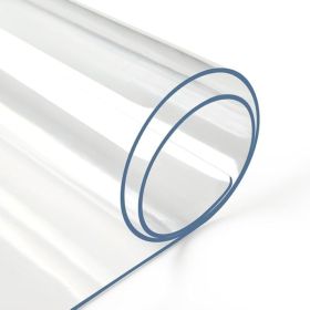 Clear Table Protector Mat -1.5mm Thickness Waterproof Heavy Duty PVC Table Cover For Dining Room Table (Option: 1.5mm-42x83inches)